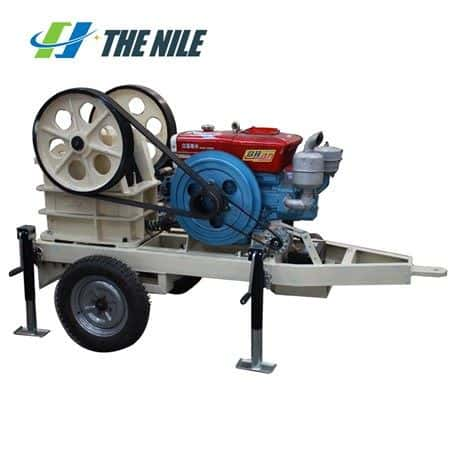 Mini Diesel Engine Jaw Crushers For Gold Mining Machine